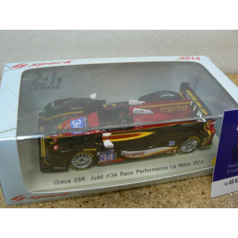 2014 Oreca 03R Judd Race Performance  n°34 Le Mans S4215 Spark Model