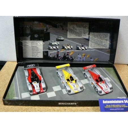 2002 Audi R8 Set 1st Winner Le Mans 402020123 Minichamps