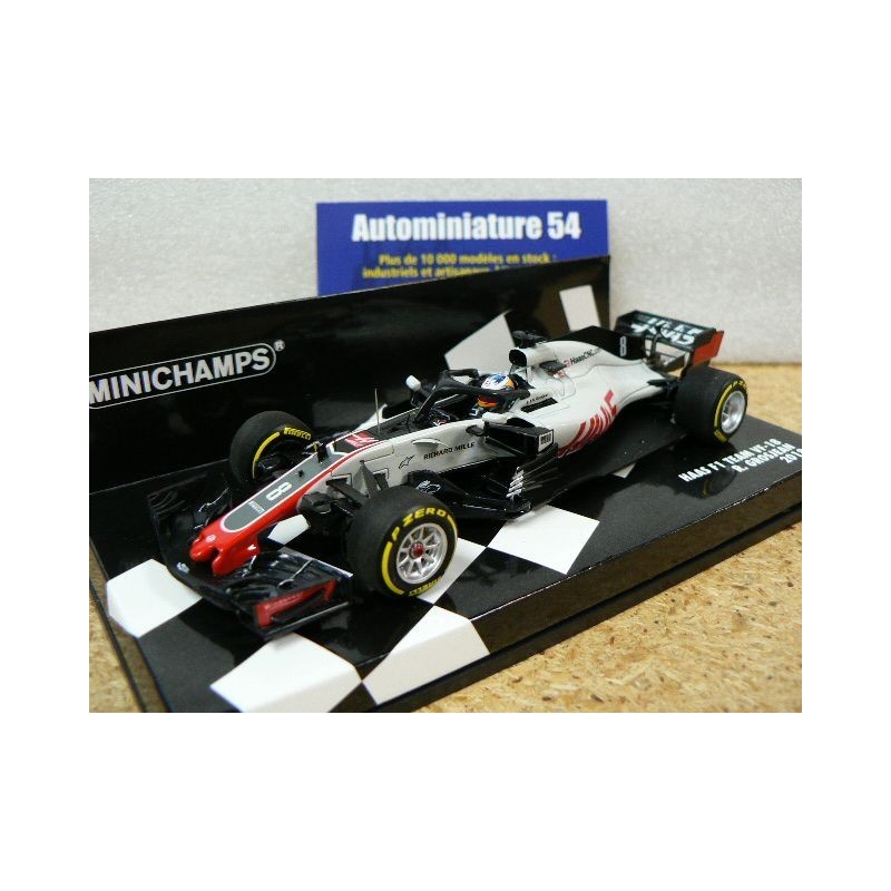 2018 Haas F1 Team VF-18 Romain Grosjean N°8 417180008 Minichamps