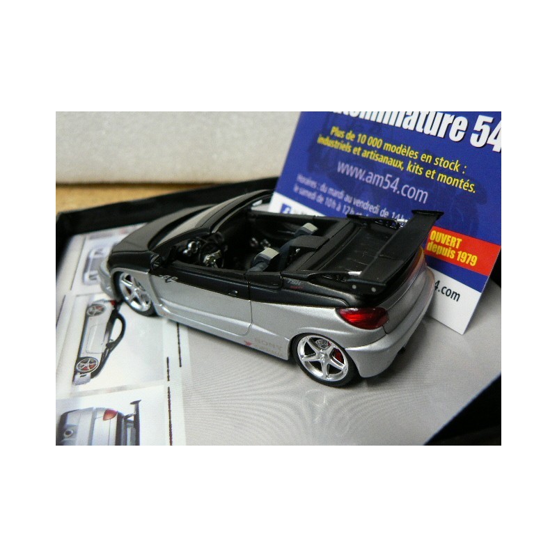 Pièce Miniature : Trappe De Réservoir Pour Peugeot 206 CC Norev 1/18 - Noire, Occasion - Modèle Parotech Sha Do A11