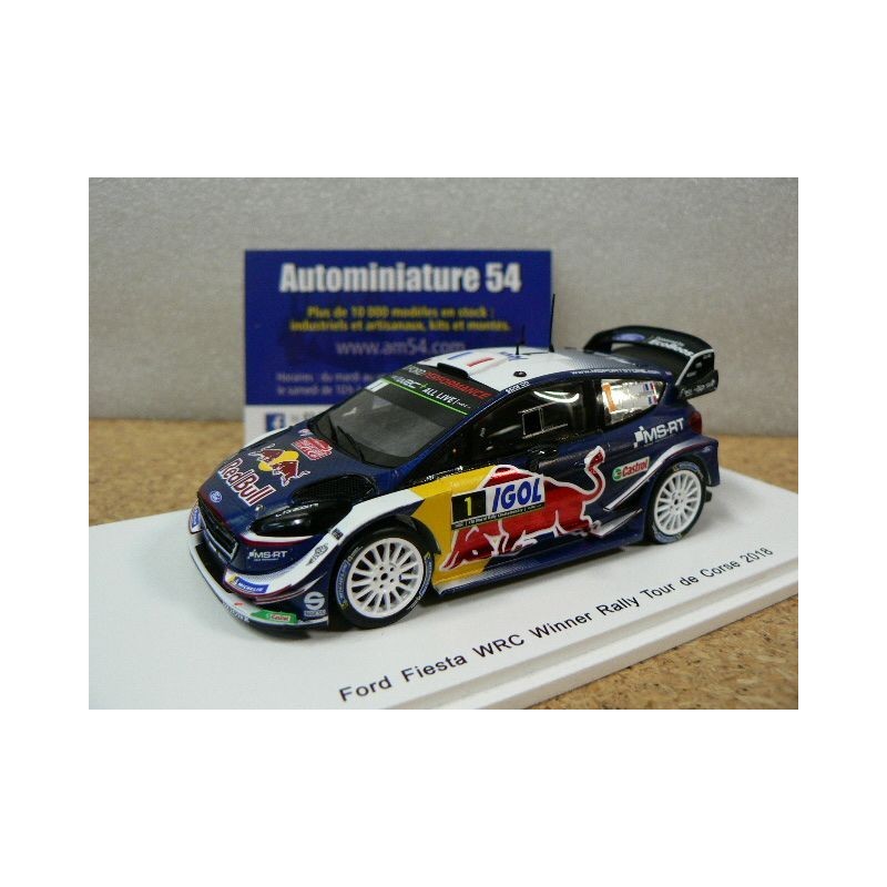 2018 Ford Fiesta WRC n°1 Ogier - Ingrassia 1st Winner Tour de Corse  S5970 Spark Model