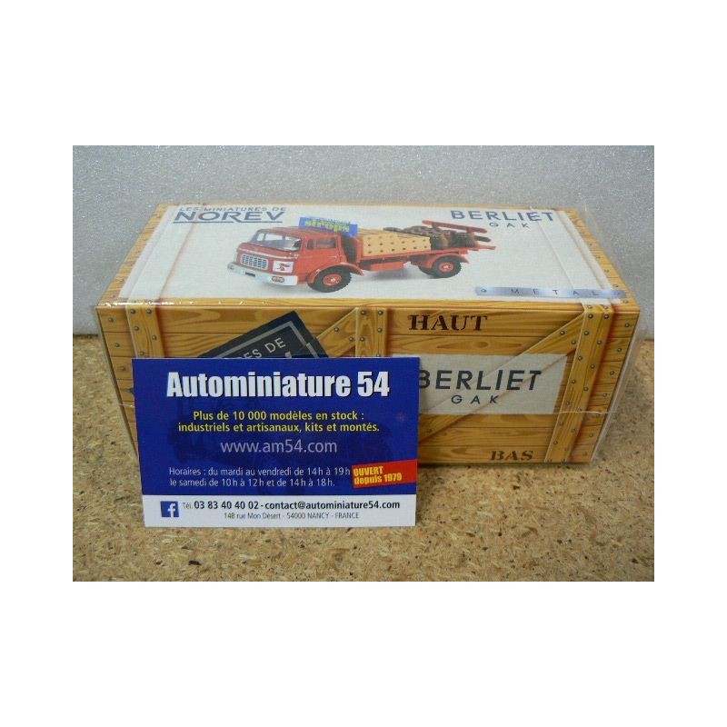 BERLIET GAK BÉTAILLÈRE Norev CIJ Réf 8/03/10 état neuf en