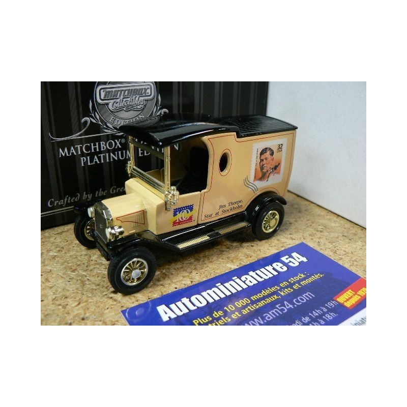 Ford Model T 1912 100 ans Poste USA 92546 Platinium Edition Matchbox Collectibles