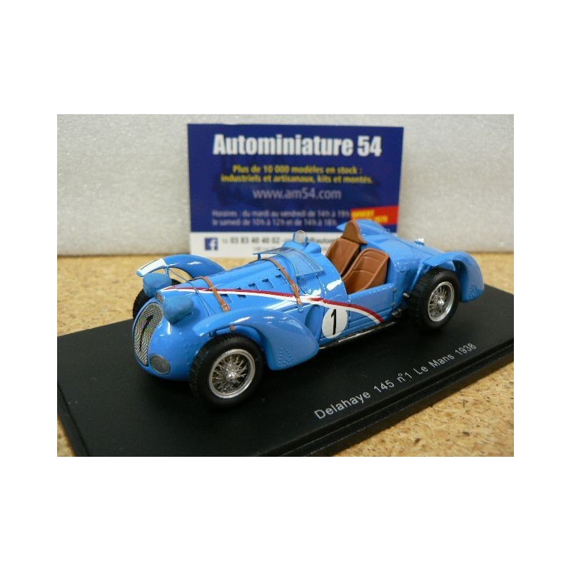 Delahaye 145 N°1 Dreyfus - Chiron Le Mans S2725 Spark Model