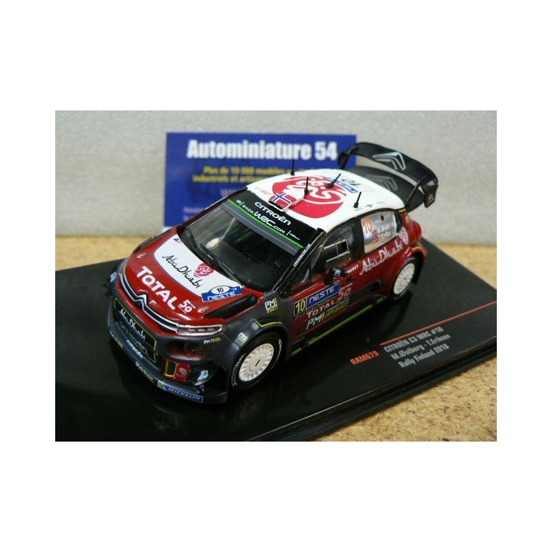 2018 Citroen C3 WRC n°10 Ostberg - Eriksen Finland RAM679 Ixo Model