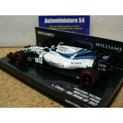 2017 Williams Mercedes FW40  Lance Stroll N°18 ABU DHABI GP 417172018 Minichamps