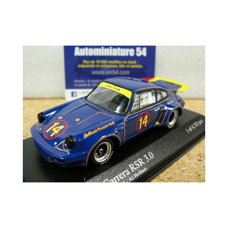 1974 Porsche 911 Carrera RSR 3.0 n°14 Al Holbert Trans AM 430746914 Minichamps