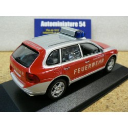 Porsche Cayenne S Feuerwehr Porsche Werk Leipzig Pompier WAPC2060116 Minichamps