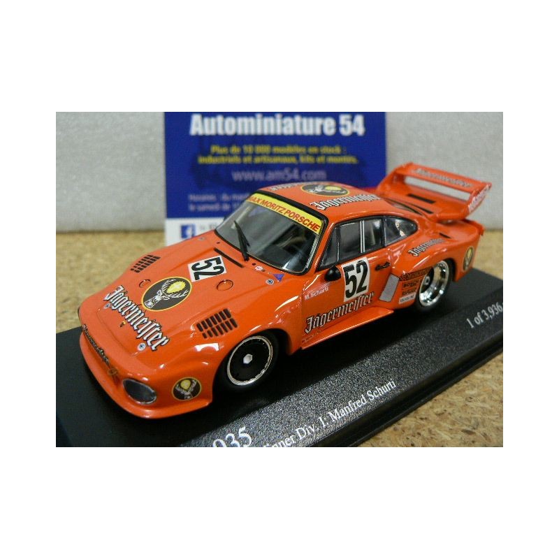 1977 Porsche 911 935 n°52 Schurti Winner Zolder DRM 400776352 Minichamps