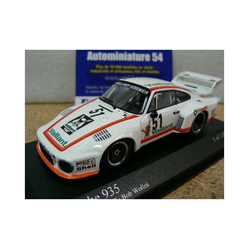 1977 Porsche 911 935 n°51 Bob Wollek Zolder DRM 400776351 Minichamps