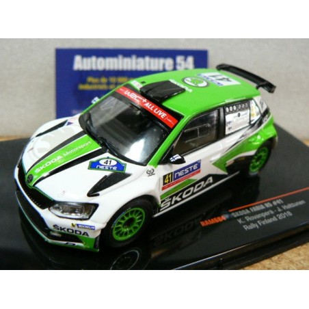 2018 Skoda Fabia R5 n°41 K. Rovanpera - Halttunen Finland RAM684 Ixo Models