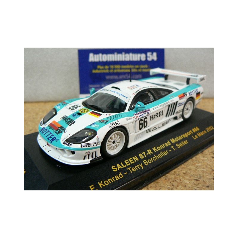 2002 Saleen S7R n°66 Konrad - Borcheller - Seiler  Le Mans LMM043 Ixo Models