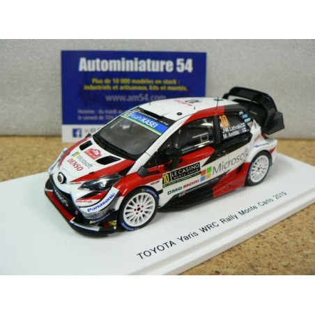 2019 Toyota Yaris WRC n°10 Latvala - anttila Monte Carlo S5977 Spark Model