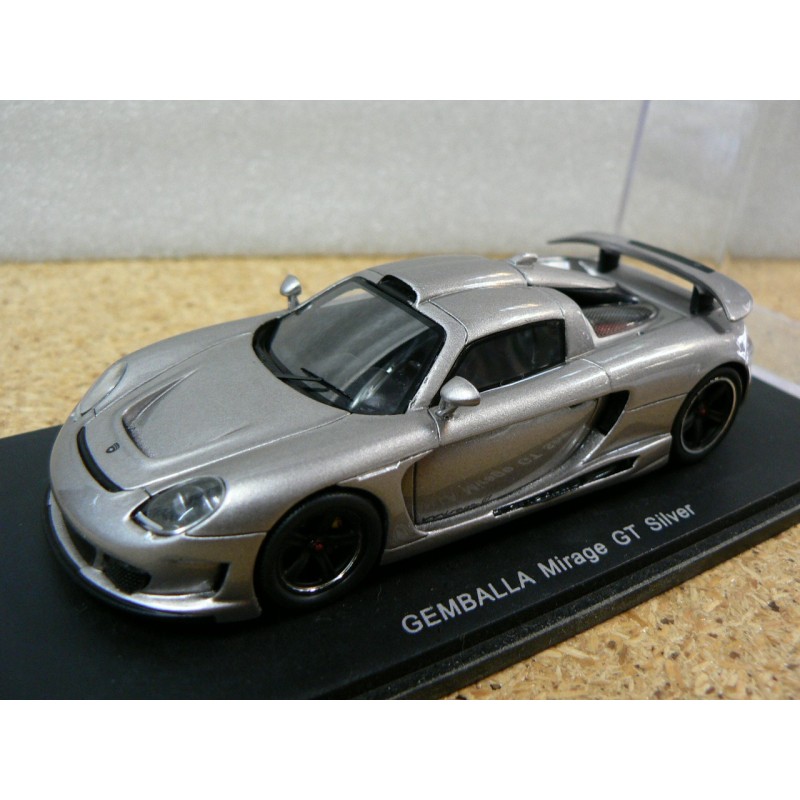 Porsche Gemballa Mirage GT Silver KBS032 Spark Model
