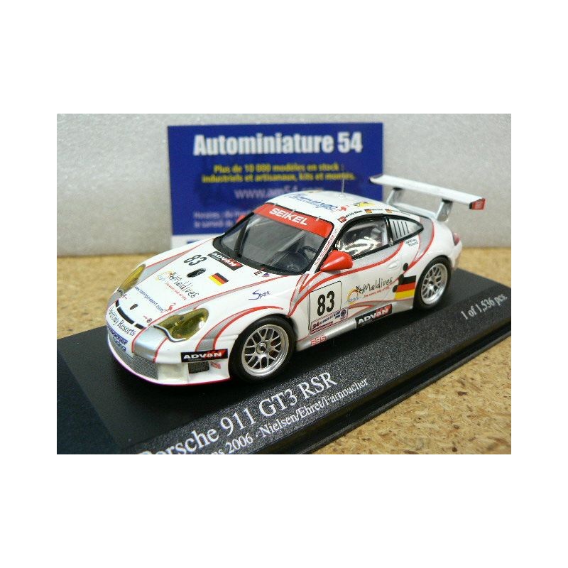 2006 Porsche 911 996 GT3 RSR Nielsen - Ehret - Farnbacher n°83 24h Le Mans 400066483 Minichamps