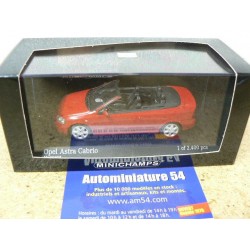 Opel Astra G Cabrio 2000 430049131 Minichamps