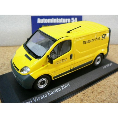 Opel Vivaro Kasten Deutsche Post 2001 430040562  Minichamps