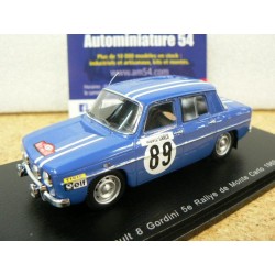 1969 Renault 8 Gordini n°89 Thérier - Callewaert 5th Monte Carlo S5562 Spark Model