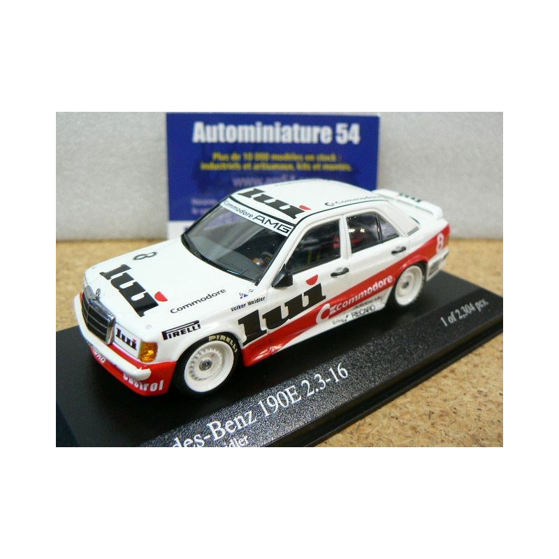 1986 Mercedes 190E 2.3 - 16 n°8 V. Weidler  Team Marko RSM 400863508 Minichamps