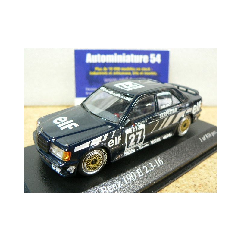 1988 Mercedes 190E 2.3 - 16 n°27 D. Snobeck 400883527 Minichamps