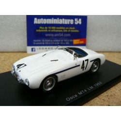 1953 Osca MT 4 N°47 P. Hill - Wacker Le Mans S5089 Spark Model