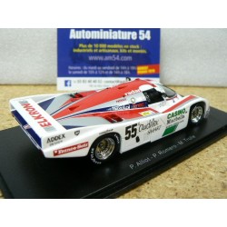 1986 Porsche 956/62 n°55 Alliot - Romero - Trolle Le Mans S7510 Spark Model