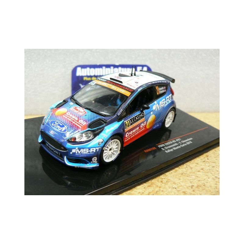 2019 Ford Fiesta R5 n°21 Greensmith - Edmonston Monte Carlo 2019 RAM702 Ixo Models