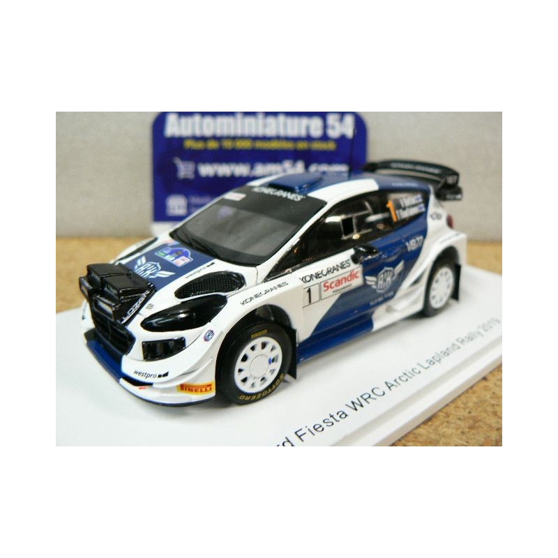 2019 Ford Fiesta WRC n°1 Artic Lapland Rally Bottas - Rautianen S5990 Spark Model