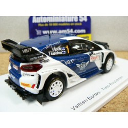 2019 Ford Fiesta WRC n°1 Artic Lapland Rally Bottas - Rautianen S5990 Spark Model