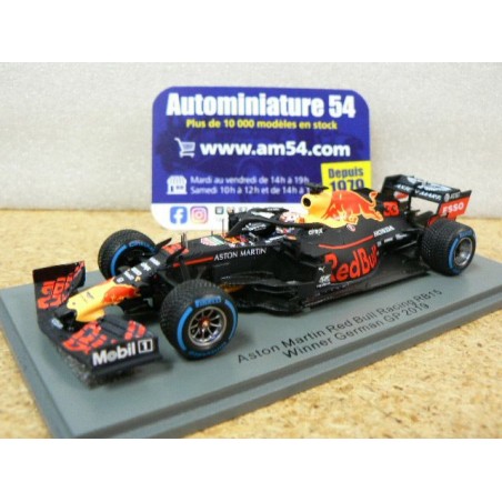 2019 Aston Martin Honda Red Bull RB15 Verstappen Winner German GP n°33 S6093 Spark Model