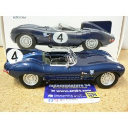 1956 Jaguar D-Type n°4 Sanderson - Flockhart 1st winner Le Mans CMR142 CMR