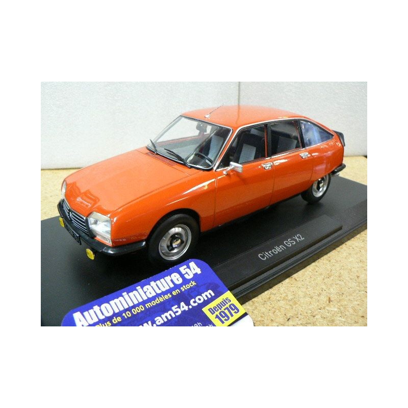 Norev Citroen GS X2 Orange Ibiza 1978 1//18