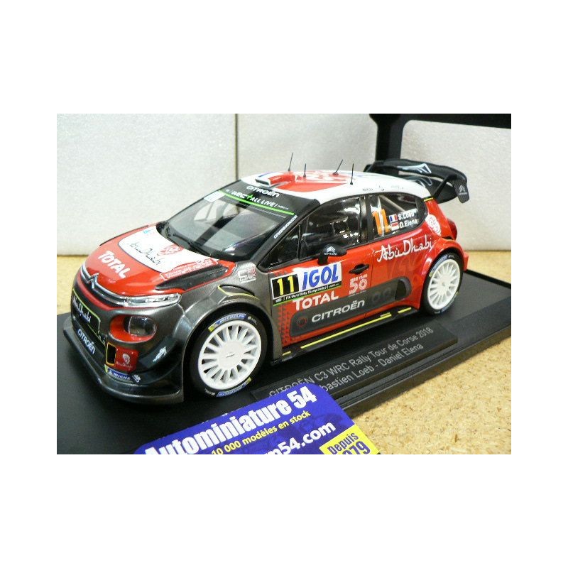 2018 Citroen C3 WRC N°11 Loeb - Elena Tour de Corse 181639 Norev