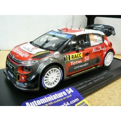 2018 Citroen C3 WRC N°11 Loeb - Elena 1st winner Catalunya 181631 Norev