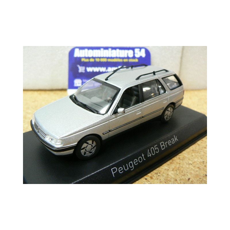 Peugeot 405 break Gris Quartz 1991 474554 Norev