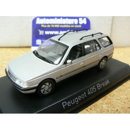 Peugeot 405 break Gris Quartz 1991 474554 Norev