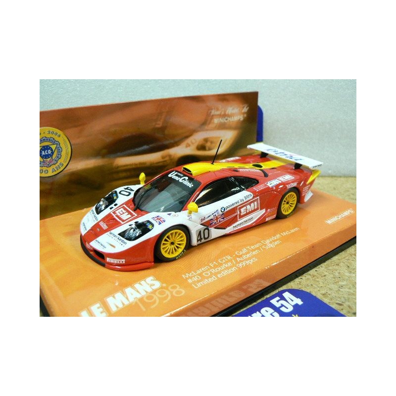 1996 Mclaren F1 GTR O'Rourke - Auberlen - Sugden n°60 24h Le Mans 533184340 Minichamps