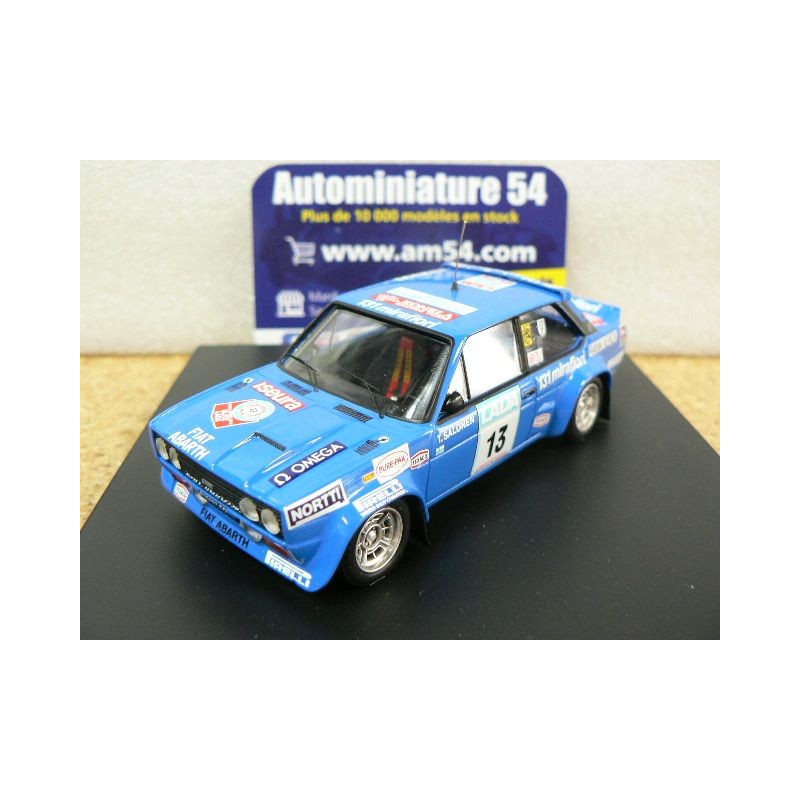 1977 Fiat 131 Abarth n°13 Salonen - Markkula 2nd 1000 Lakes Rally ref 1420 Trofeu