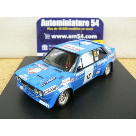 1977 Fiat 131 Abarth n°13 Salonen - Markkula 2nd 1000 Lakes Rally ref 1420 Trofeu