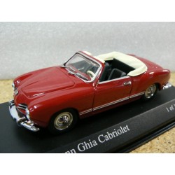 Volkswagen karman Ghia Type 14 cabrio 1957 Iberischrot 430051041 Minichamps