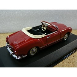 Volkswagen karman Ghia Type 14 cabrio 1957 Iberischrot 430051041 Minichamps