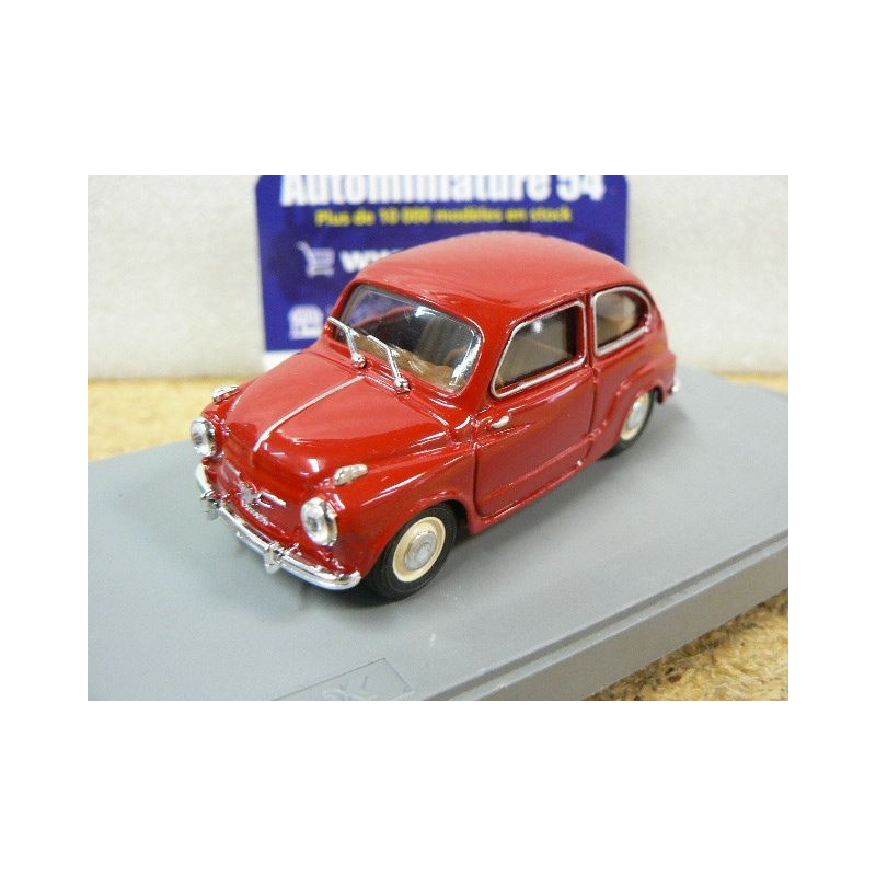 Fiat 600 Berlina 1956 Red 150A ProgettoK