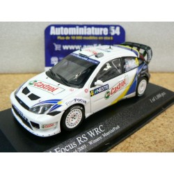 2003 Ford Focus  RS WRC n°4 Martin - Park 1st Winner Finland 400038304 Minichamps