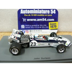 1971 Surtees TS9 n°23 John Surtees 5th Dutch GP S4014 Spark Model