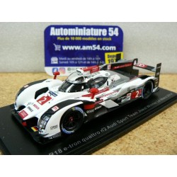 2014 Audi R18 e-tron Quattro n°2 Fassler - Lotterer - Tréluyer 1st winner  Le Mans 43LM14 Spark Model
