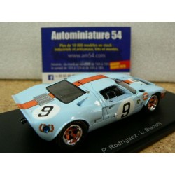 1968 Ford GT40 n°9 Rodriguez - Bianchi 1st winner Le Mans 43LM68 Spark Model