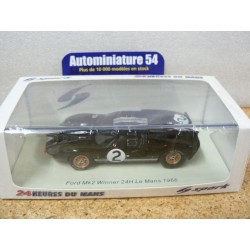 1966 Ford Mk 2 n°2 B. McLaren - C Amon 1st winner Le Mans 43LM66 Spark Model