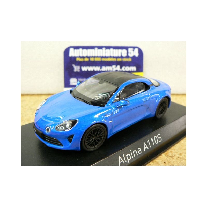 Alpine A110S  Alpine Blue Carbon roof 2019 Blue 51768 Norev