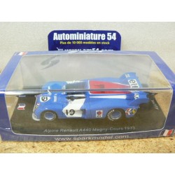 1973 Renault Alpine A442 n°19 Jabouille Magny Cours SF137 Spark Model