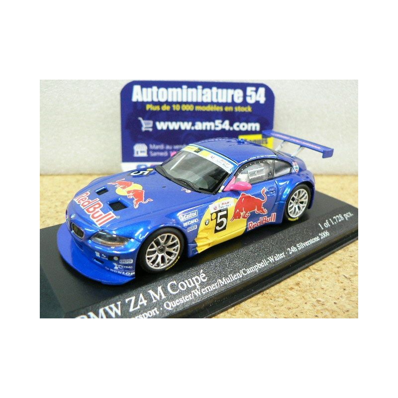 2006 BMW Z4 M Coupé n°5 Britcar Quester - Werner - Mullen - C- Walter 24h Silverstone 400062707 Minichamps